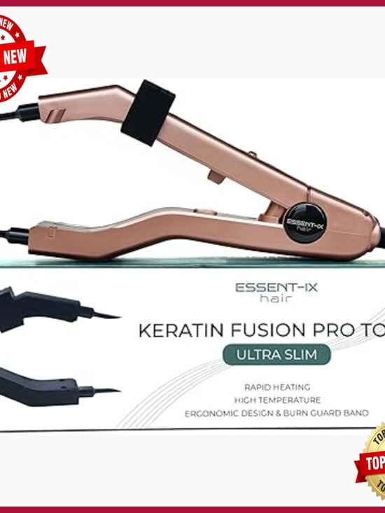 Professional Keratin Fusion Tool for Hair Extensions Slim Heating Plates main image 4